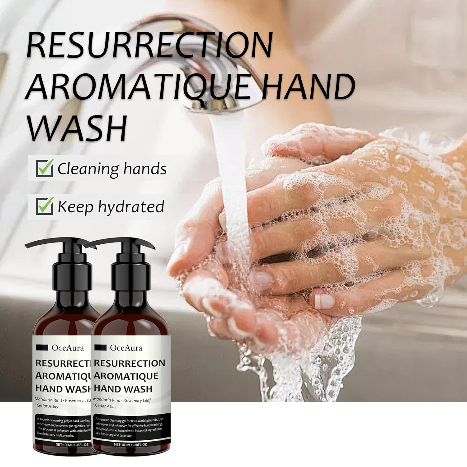 Perfume Fragrance Soap - 100ml desinfetante para as mãos aromático
