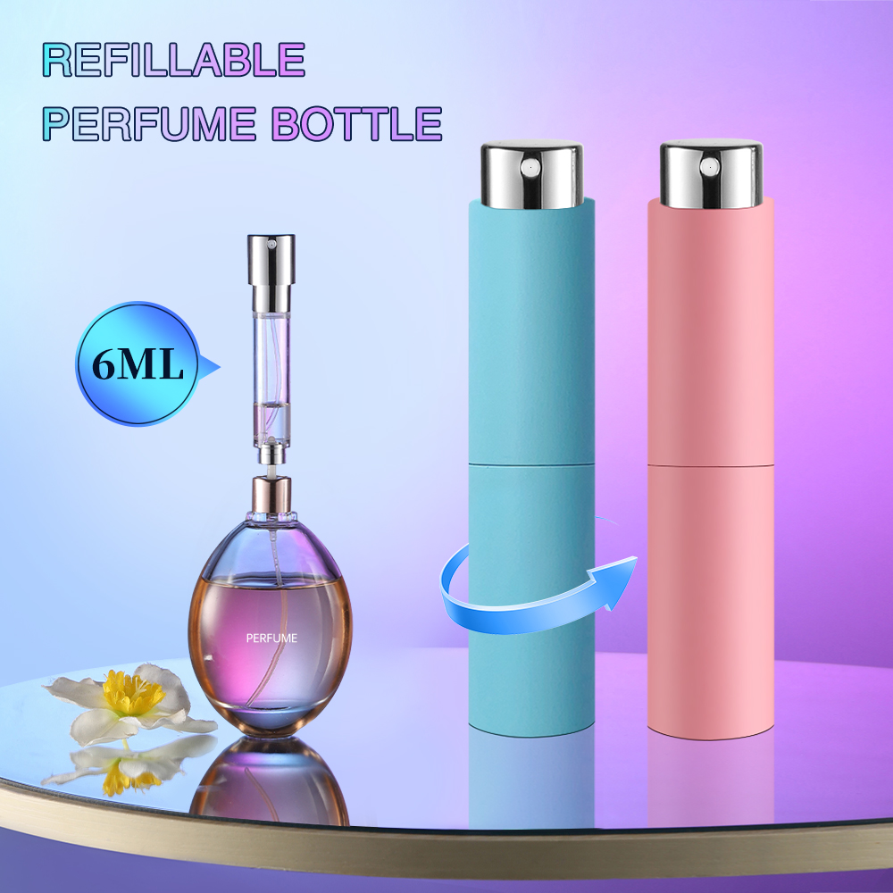 Oud Perfume Spray - 6ml rotativa perfume atomizador portátil de