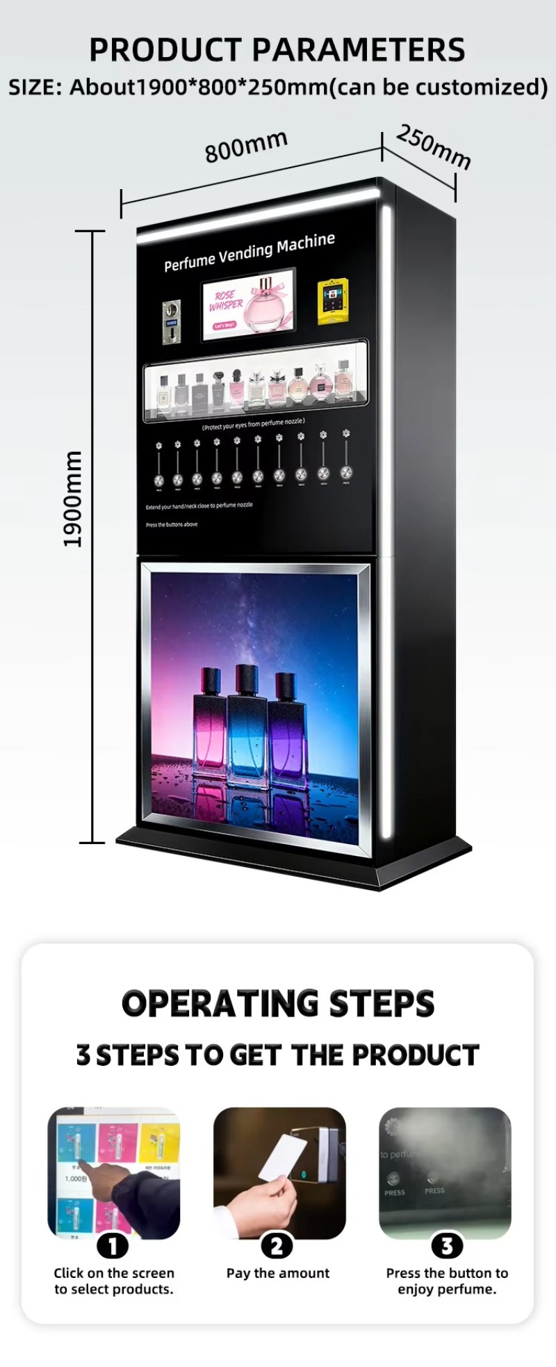Máquina Automática de Spray de - Perfume Fragrance Sale avaliação e preço